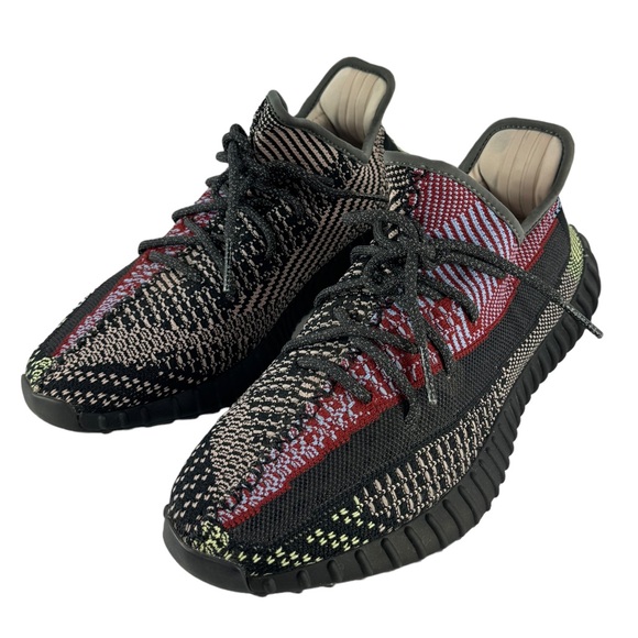 ADIDAS YEEZY Boost 350 V2 Multicolor Cloth Sneakers Marked 10 US Authenticated - Picture 4 of 13
